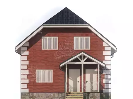 Дом из газобетона ДП1 - изображение 3