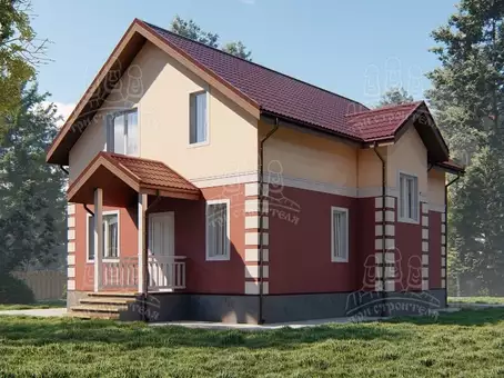 Дом из газобетона ДП16 - изображение 2