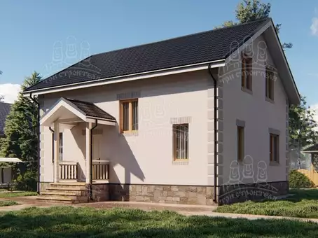 Дом из газобетона ДП18 - изображение 2