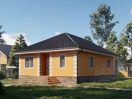 Дом из газобетона ДП24 - изображение 2