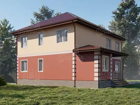 Дом из газобетона ДП26 - изображение 2