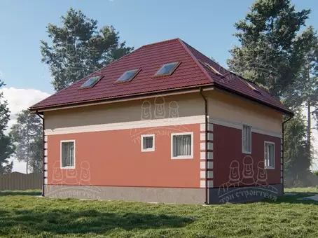 Дом из газобетона ДП32 - изображение 2
