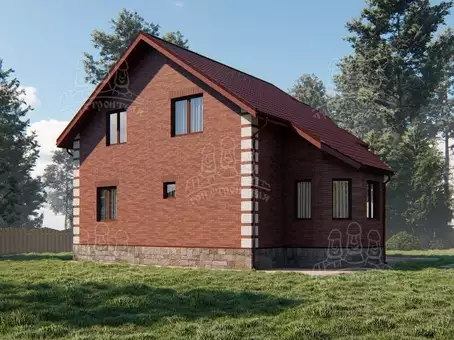 Дом из газобетона ДП35 - изображение 2