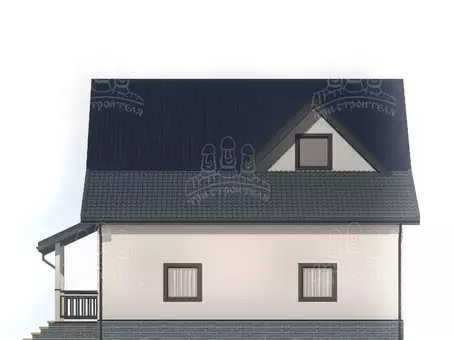 Дом из газобетона ДП36 - изображение 6