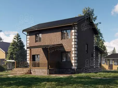 Дом из газобетона ДП39 - изображение 2