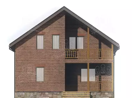 Дом из газобетона ДП9 - изображение 3